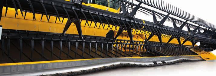 It eliminates header vibrations, and reduces overall header loss, putting more crop in the grain tank.