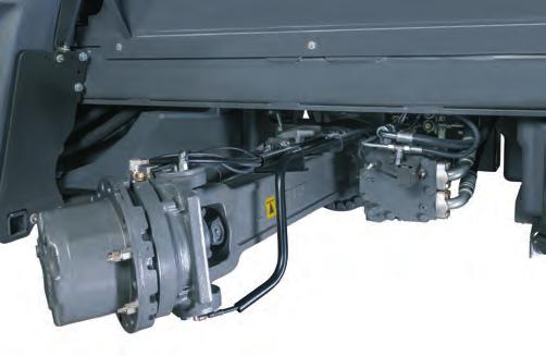 Furthermore, adjustment for on-road running and in-field operation takes place automatically.