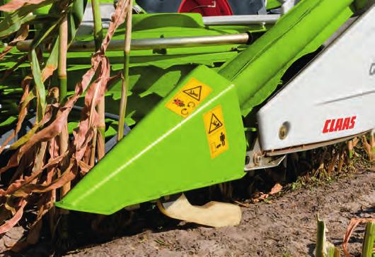 AUTO CONTOUR provides automatic lateral balance: input from sensor skids at left and right enables ORBIS to accurately follow the ground topography.