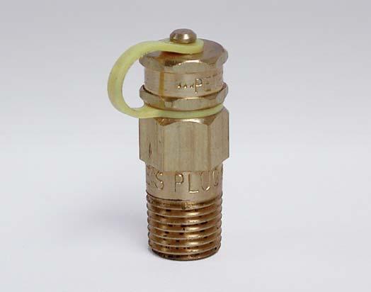 This valve has a standard ½" garden hose connection to allow fluid to be piped to a container or remote location during cleaning. Not available separately.