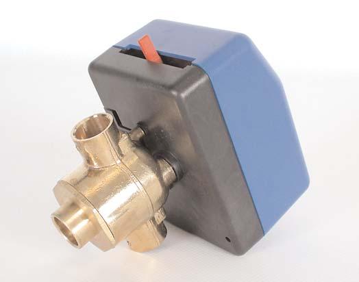 Control valves are piped normally closed to the coil as standard (in full bypass). Valve actuators can be line or low (24VAC) voltage.