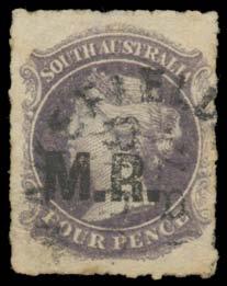 Prestige Philately - Auction No 168 Page: 39 SOUTH AUSTRALIA - Official Stamps - Departmental Overprints (continued) 405 G B Lot 405