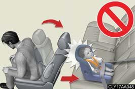 1-7. Safety information CAUTION n When installing a booster seat Do not fully extend the shoulder belt to prevent the belt from going to ALR lock mode: ( P.