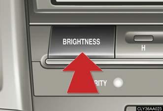 3-6. Other interior features Multi-display light control Adjusts the brightness of the light