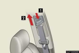 1-3. Adjustable components n Adjusting the height of the belt (front