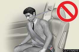 l Do not drive the vehicle while the driver or passenger have