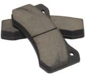 Street/Performance Autocross Road Race Brake Pad Compounds Low noise and dust levels