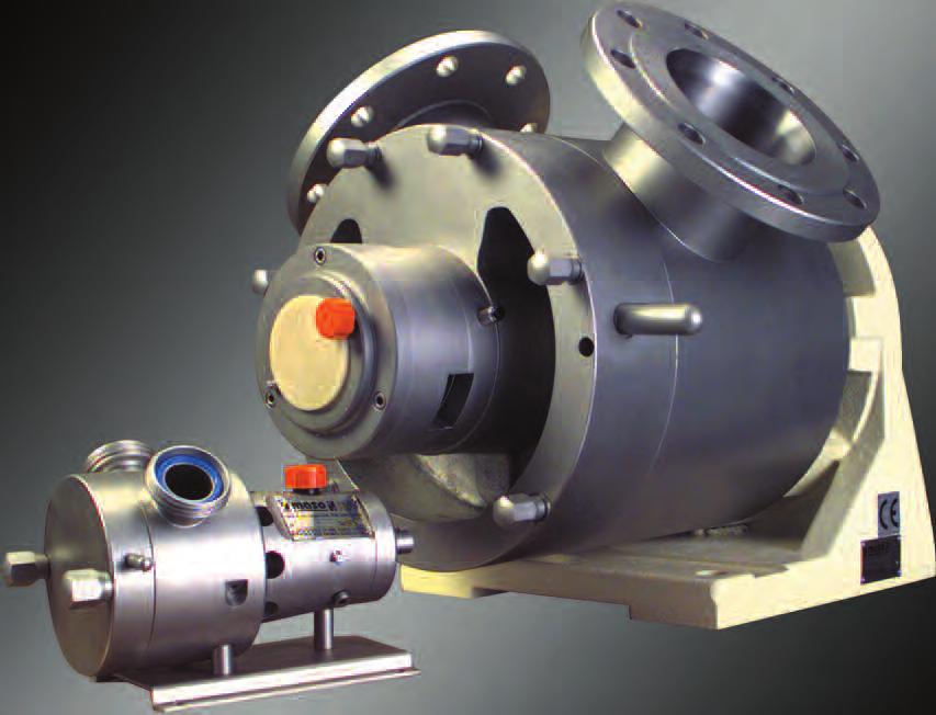 SPS SERIES Heavy Duty Pumps for Sanitary and Industrial Applications DESIGN ADVANTAGES Heavy duty construction for higher pressure applications Powerful suction for viscous products Low pulsation for