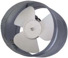 37 lbs D5S Size: 5 Metal construction lades type: polycarbonate Mounting: in-line Max boosted CFM: 128 Free air CFM: 73 d/sones:
