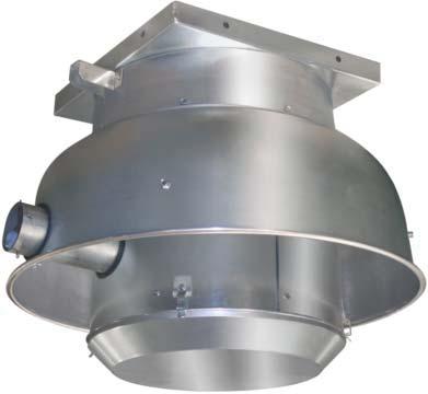 ROOF MOUNT VENTILTION NEW now with EC MOTORS for energy savings LX-UD & LX-UD-EC SERIES - UPLST DIRECT DRIVE SPUN LUMINUM EXHUSTERS Ideal for exhausting air from restaurants, offices, warehouses or
