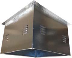 ROOF MOUNT VENTILTION GLVNIZED ROOF CURS - NON-VENTED - FOR 300, 700, SIS, LX, S-SRM & SD-SDU SERIES (Non-vented) 18 High (RCG) or 12 High (RCGL) ROOF CURS RCG are 18 high RCGL are 12 high 18 gauge