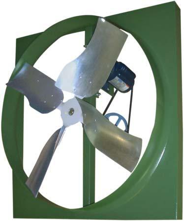 XL series fans are typically used for low pressure applications with little or no duct work.