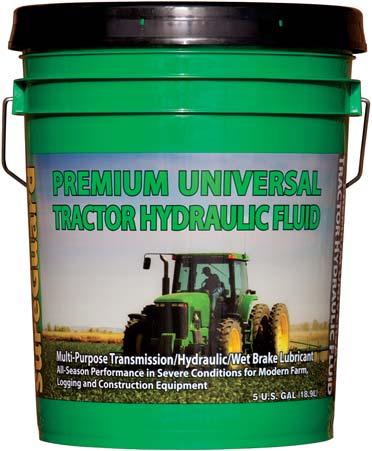 It demonstrates excellent extreme pressure and anti-wear properties which protect tractor transmission, axles and hydraulic pumps, along with frictional characteristics