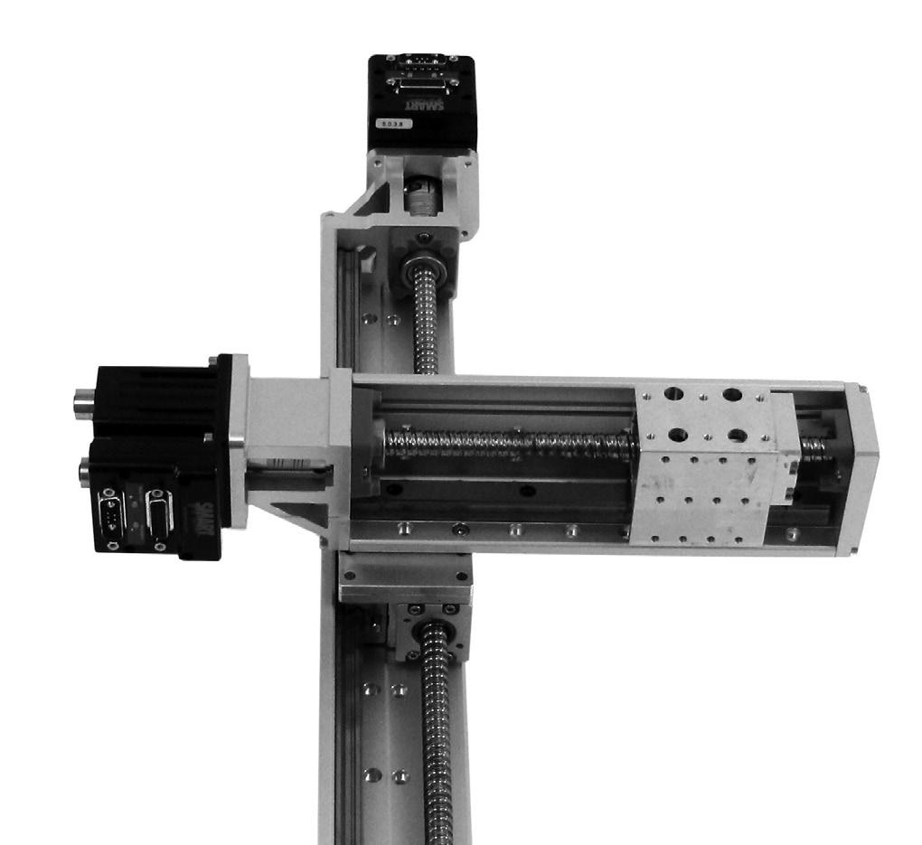 XL1 series 2-Axis X-Y The XL1 series has mounting holes along the base of the extrusion to allow easy stacking without the need for a transition plate.