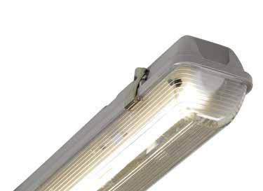 Stormloc IP65 LED Non-Corrosive Supplied c/w Integral Driver Up to 48% energy saving compared to T8 fluorescent Light output exceeds performance of T8 and T5 fluorescent by up to 37% LED performance