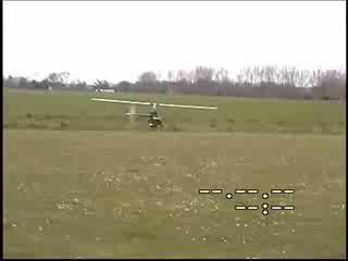 Minicopter Maxi Joker 3DD in a 30 mph crosswind