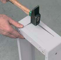 plinths can be placed on top of one another for better spreading of the cables and adjustable for inserting