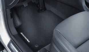 Not suitable for use when third row seats are in use. 5 seater 2W122ADE05 (MY12, MY15) 7 seater 2W122ADE07 (MY12) Textile floor mats, standard.