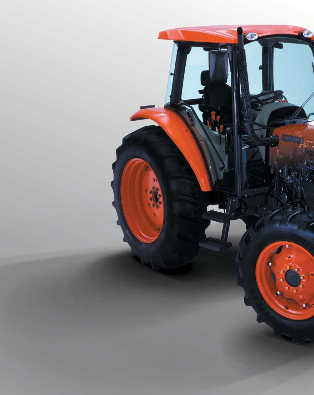 A brand new M-Series from top to bottom, inside and out. Newly Designed Cab The cab of our M-Series tractors has been completely redesigned.