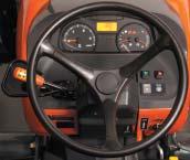 Menu button Improved Steering Wheel and Column Design The tilt steering column of the new M-Series boasts a couple new