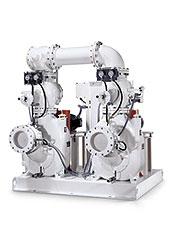 segmented ring pumps, multi-staged, vertical high pressure above grade can pumps.