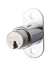 All Medeco Cabinet Locks feature solid brass and steel construction, available in either fixed or removable core.