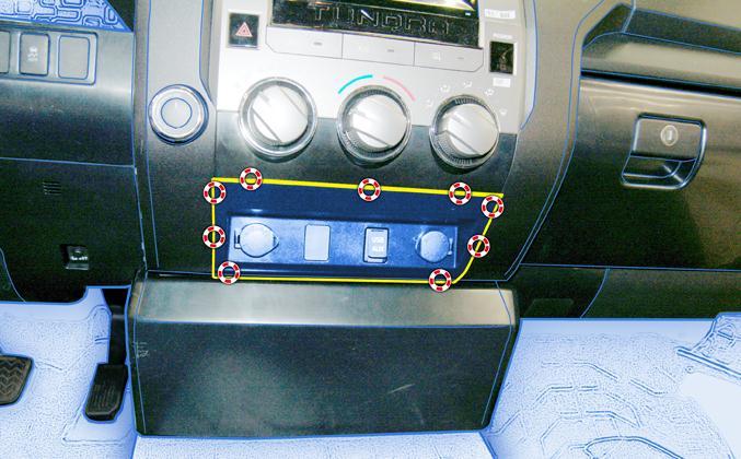 Climate Control Console. (Fig.