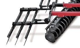 3-BAR COIL TINE HARROW: Made to perform in high residue conditions Adjustable tine angles Adjustable down pressure Indexed tines improve soil leveling SPRING