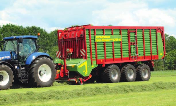 26 Tera-Vitesse CFS Tera-Vitesse CFS 50 knives theoretical cutting length of 35 mm A class of its own The latest and most efficient forage wagon series is the Strautmann Tera-Vitesse CFS.