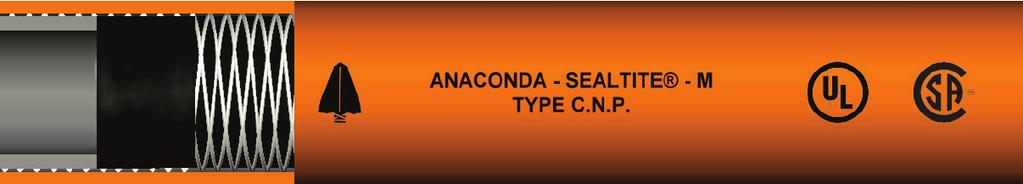 Type CNP UL Listed, CSA Certified Non conductive Conduit Liquid-Tight Flexible Non-Metallic Conduit (LFNC) Constructed of smooth inner thermoplastic PVC core with outer PVC cover bonded together with