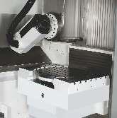 Geometric capacities, clamping surface and power for heavy, bulky milling jobs to complex