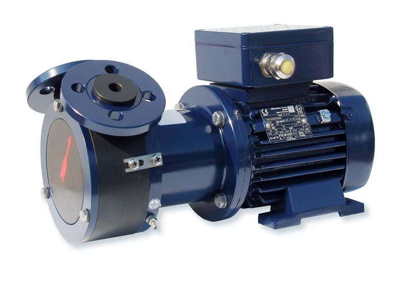 GEKOBLOCK PM Magnetic driven chemical peripheral pumps The PM series GEKOBLOCK PM pumps are peripheral pumps with PTFE/PFA lining in close coupled design without any shaft-seal.