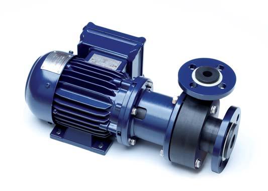 GEKOBLOCK BM Small magnetic driven chemical pump Pumps of the BM series Pumps of the GEKOBLOCK BM series are small PTFE-lined single stage centrifugal pumps in close coupled design.