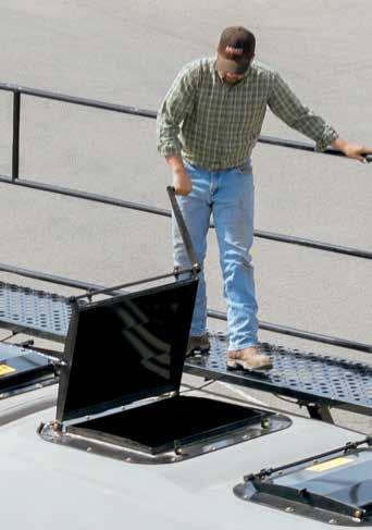 The internal tank ladder gives you easy access for inspection or maintenance.