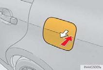 Fuel Tank Cap Before refueling the vehicle Close all the doors and windows,