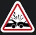 view around corners and bends or through obstacles Warning concept according to