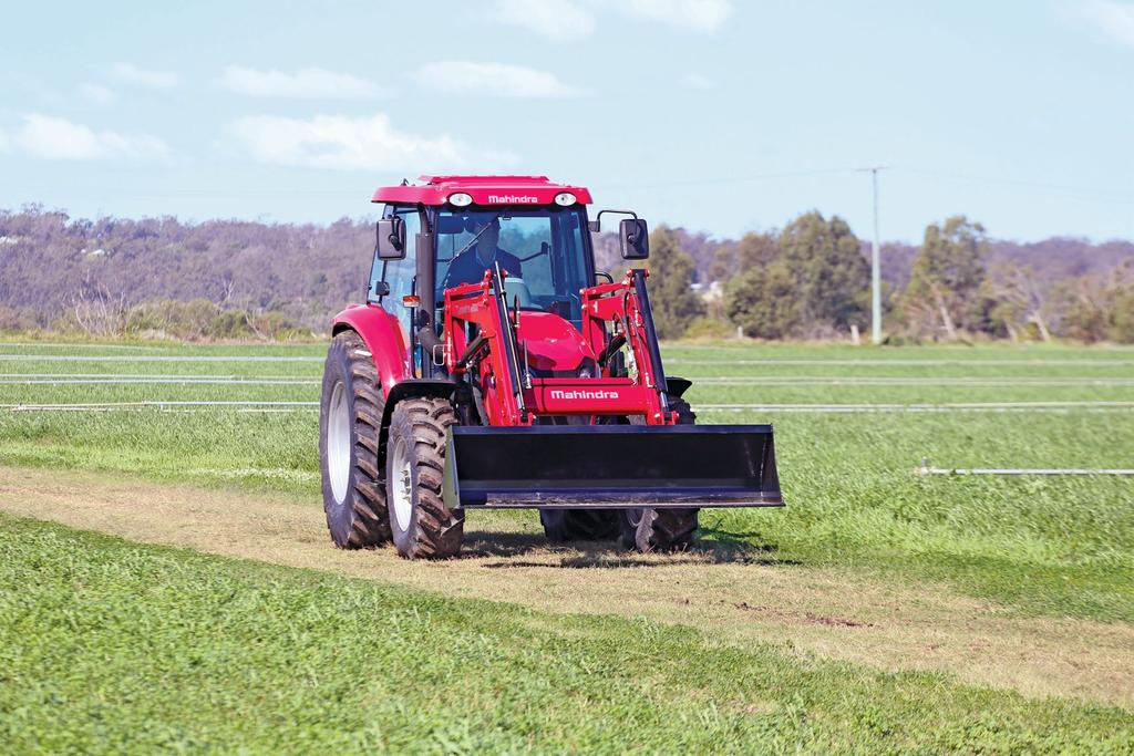 mforce 100P - CAB MAIN FEATURES The all new Mahindra mforce is a full-size utility tractor with a roomy 2-door deluxe cab packed with the latest technology.