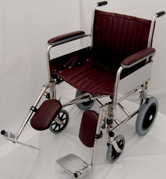 16 Overall Height: 35.75 8 x 1 solid Rear Wheel: 12.50 x 2.50 pull to lock 45lbs Weight Capacity: 250 lbs 3 WC-1027 Burgundy $1,313.00 ea.