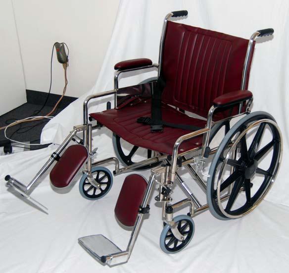 push to lock 46 lbs w/o footrest Weight Capacity: 350 lbs WC-1024 Burgundy $2,255.00 ea.