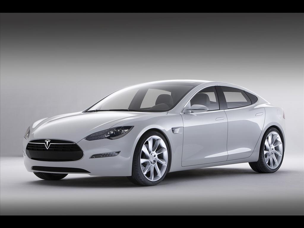 Tesla has unveiled the Tesla Model S as the company says the "world's first mass produced, highway capable EV". The Tesla Model S sedan has a range of 300 miles, a 0 to 60 mph acceleration time of 3.