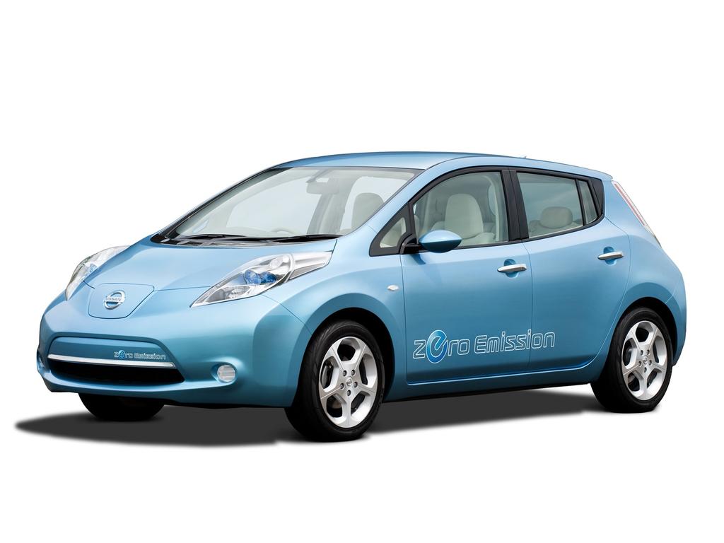 The new Nissan LEAF is a fully electric powered car which Nissan says will be the world s first affordable electric vehicle.