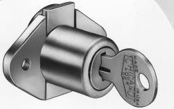 Minimum order and extended lead time may apply. 7/8 43/64 + 1/16 A + 1/32 1 27/64 (Standard Package of 10) ACE 5/16 18 THRD BOLT TYPE Five disc tumbler. Removable plug feature. Steel locking bolt.
