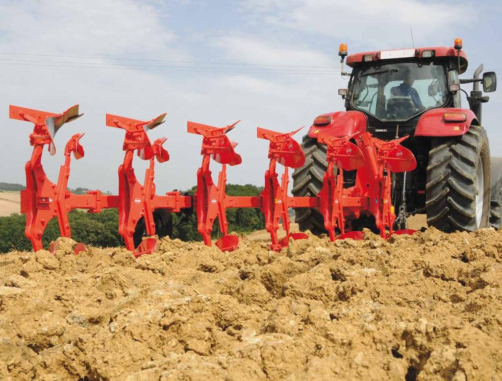 MASTER 123 Designed for mid-range tractor horsepowers The MASTER 123 ploughs have been designed to meet your requirements for a versatile machine which is both easy to use and strong enough to meet