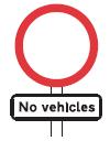 This is an Instant PCN where evidence shows that the vehicle has passed the above relevant sign without following the instruction.