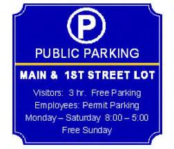 Parking Study Manitowoc, Wisconsin Draft Final Report downtown, especially to lead parkers to public parking lots.