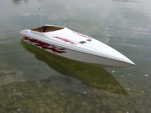 Length: 54 Beam: 14 Stringer Spacing: 5 Deadrise: 24 Degrees Approx. Dry Hull Weight: 4.5 lbs Motor Sizes: Will accept 23cc and larger gasoline engines.
