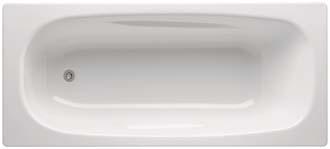 5mm porcelain enamelled steel 1700 Capacity: 180L Moulded arm rests Height: 390