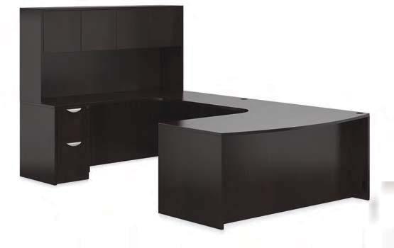 SL7148BCL Bow Front with Corner Extension $590 SL7136CER Credenza with Corner Extension $466 SL3624FB 36 Flush Bridge