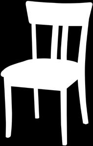 Dining Chair 1004R W: 18 ½ 47 cm.