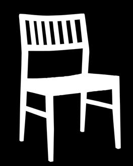 Dining Chair 1090 W: 15 ¼ 38.6 cm.